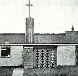 The temporary church at Farley Hill - shown in Impact!